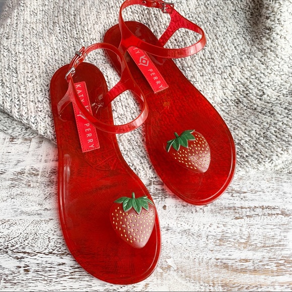 strawberry jelly sandals